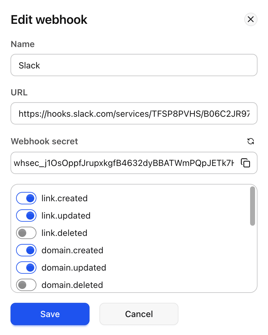 Create Webhook
