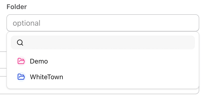 Add a link to folder Add a single link to a folder